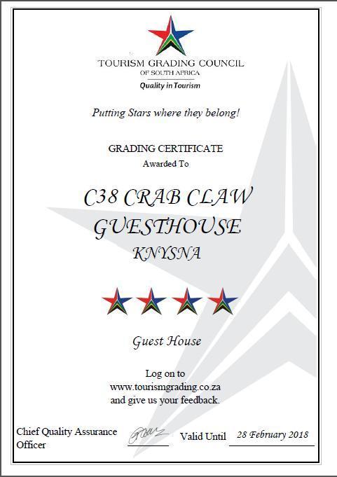 38 Crab Claw Hotel Knysna Luaran gambar